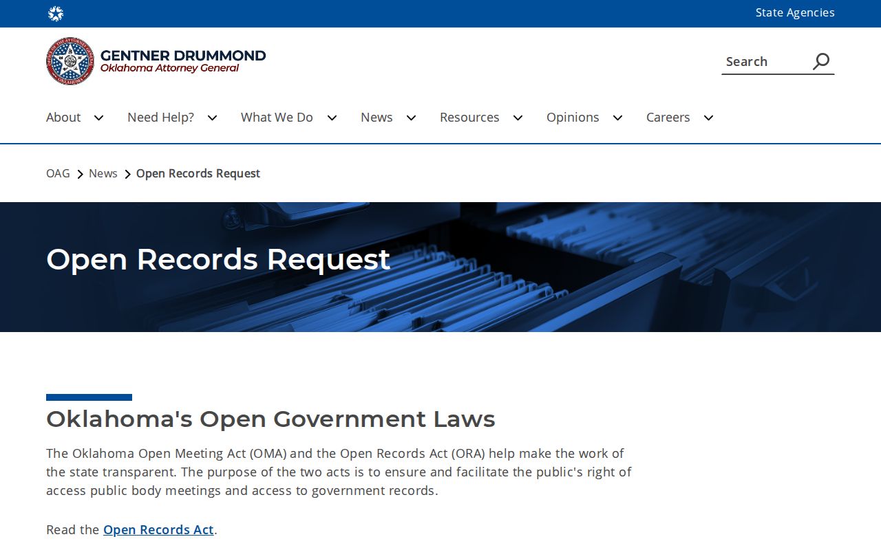 Harper County warrant records public records request guidance